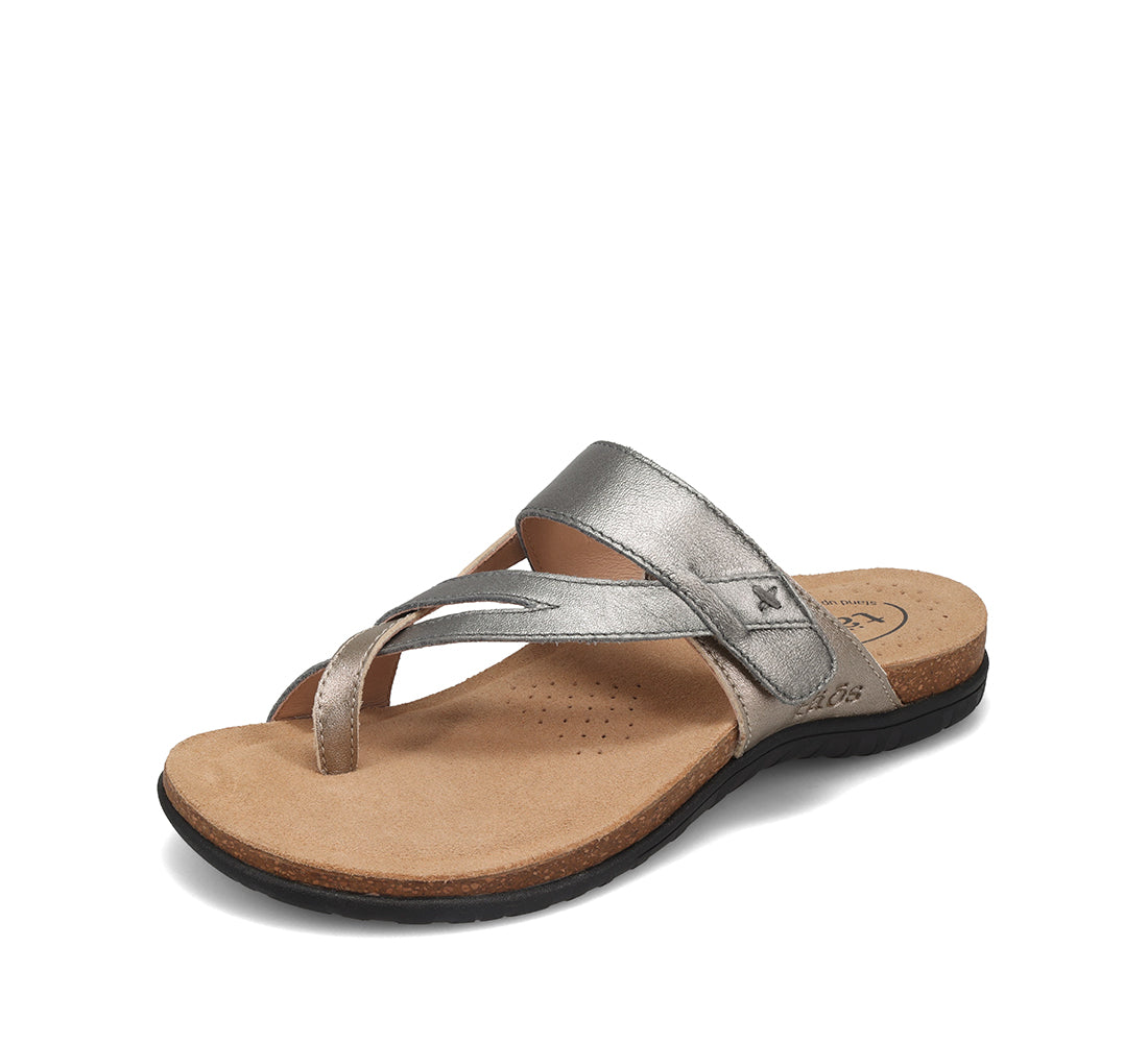 Taos Grey/Champagne Metallic Perfect Women's Sandals PRF-14050-GRCM