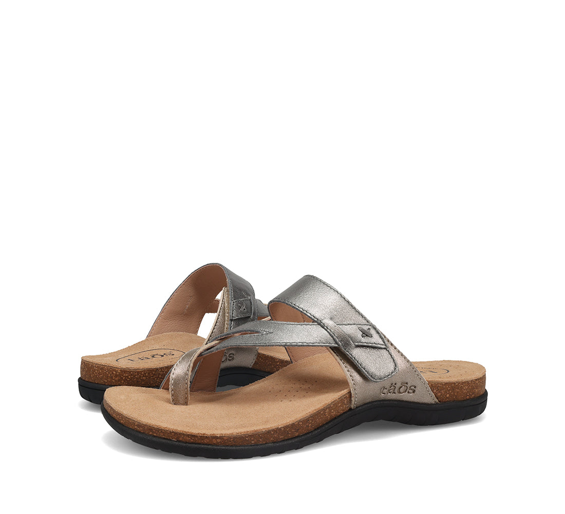 Taos Grey/Champagne Metallic Perfect Women's Sandals PRF-14050-GRCM