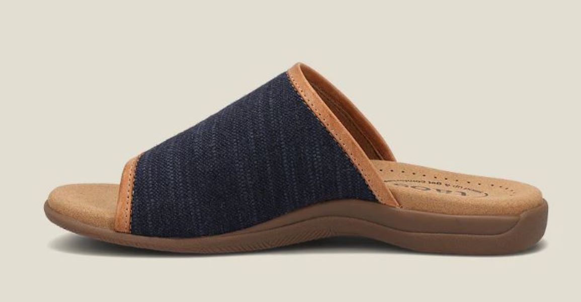 Taos Navy Hemp Boundary Womens Sandals BND-14085-NVYH