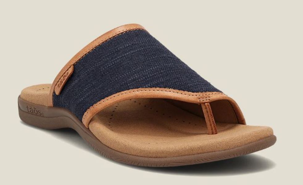 Taos Navy Hemp Boundary Womens Sandals BND-14085-NVYH