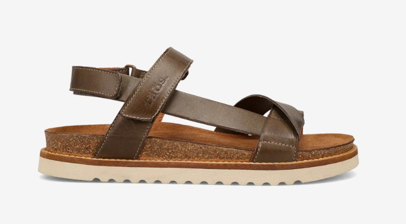 Taos Olive Sideways Women's Comfort Sandals SDW-8372