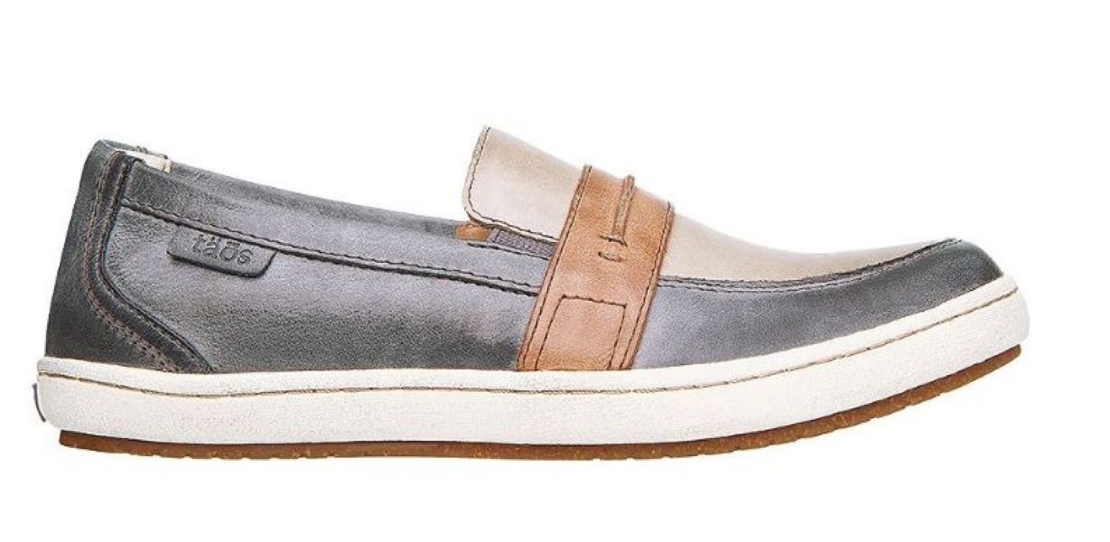 Taos Steel/Taupe Multi Womens Slip On Leather Casual Shoes UPW-13999-STTM