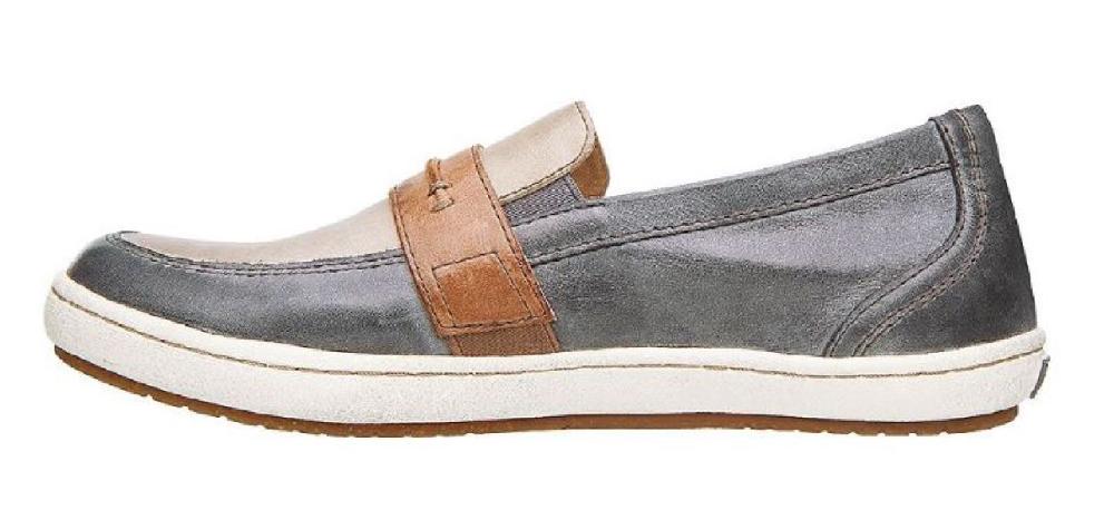 Taos Steel/Taupe Multi Womens Slip On Leather Casual Shoes UPW-13999-STTM