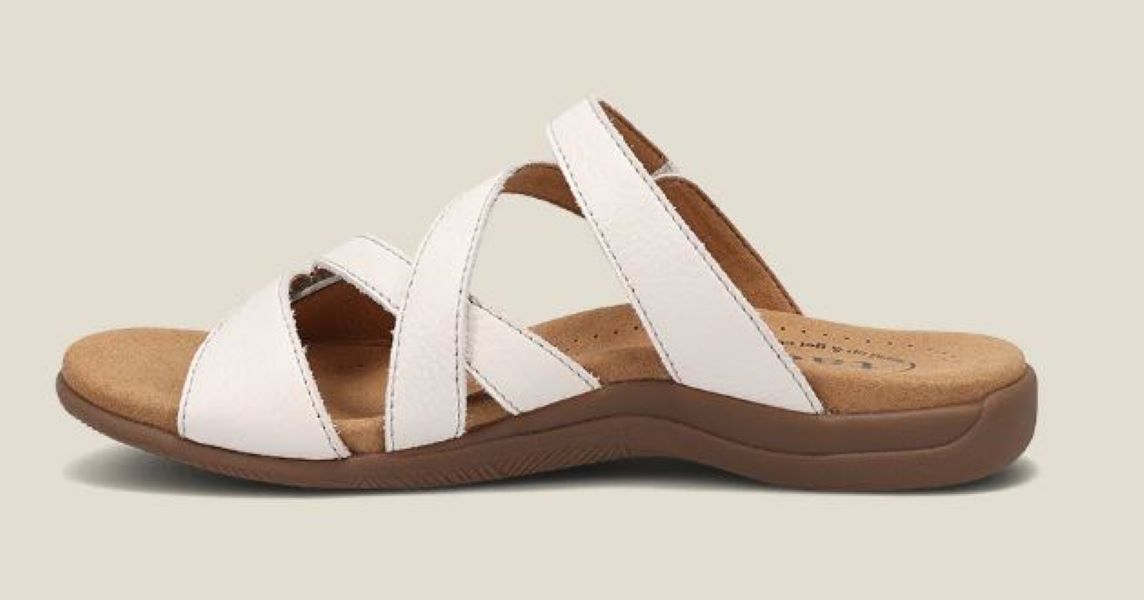 Taos White Double U Women's Comfort Sandals DBU-13930
