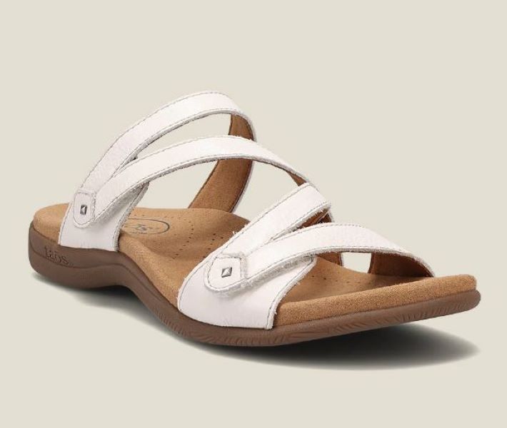 Taos White Double U Women's Comfort Sandals DBU-13930