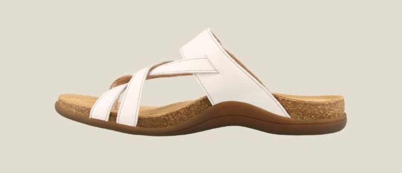 Taos White Perfect Toe Loop Womens Sandals PRF-14050-WHT