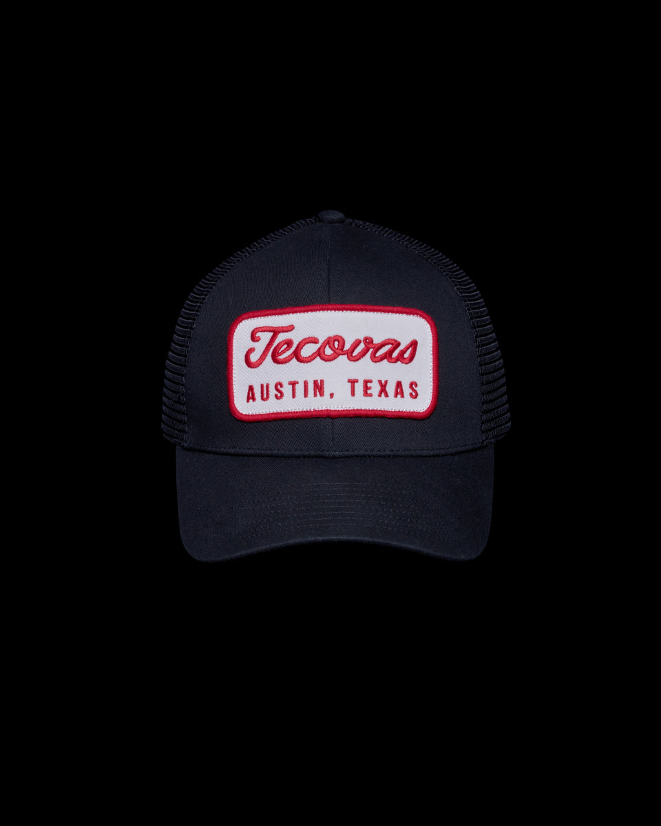 Tecovas Black Mechanic Mid Profile Trucker Hat 30375