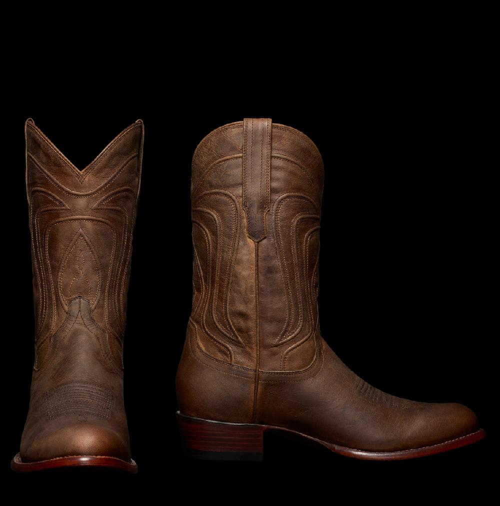 Tecovas Cafe The Cartwright Men's Goat Round Toe Western Boots