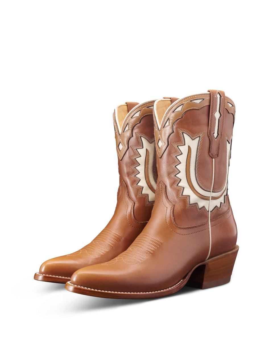 Tecovas Caramel Jolene Women's Cowhide Western Cowgirl Boots JOLENE-CARMEL