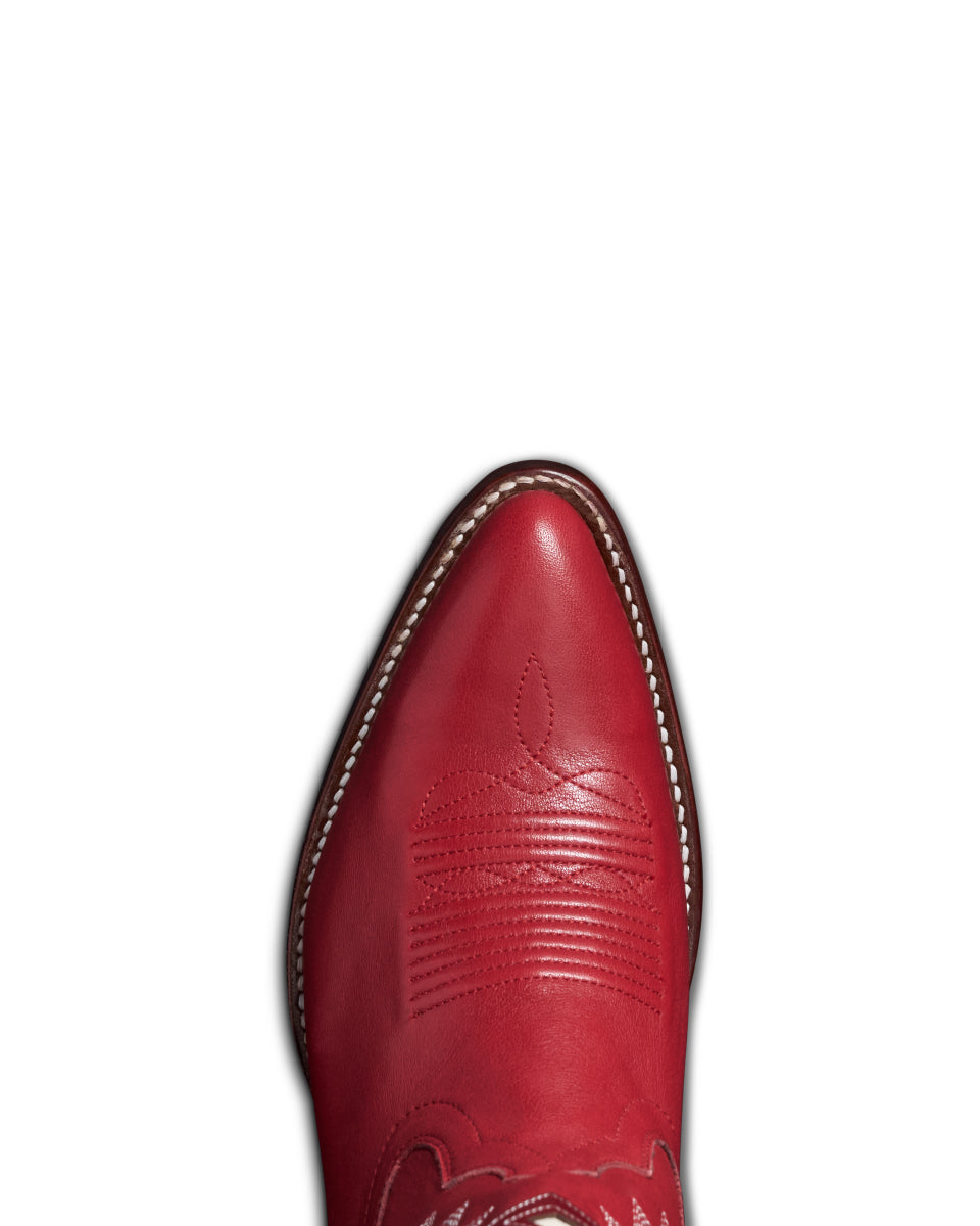 Tecovas Crimson Jolene Women's Cowhide Western Cowgirl Boots JOLENE-CRIMSON