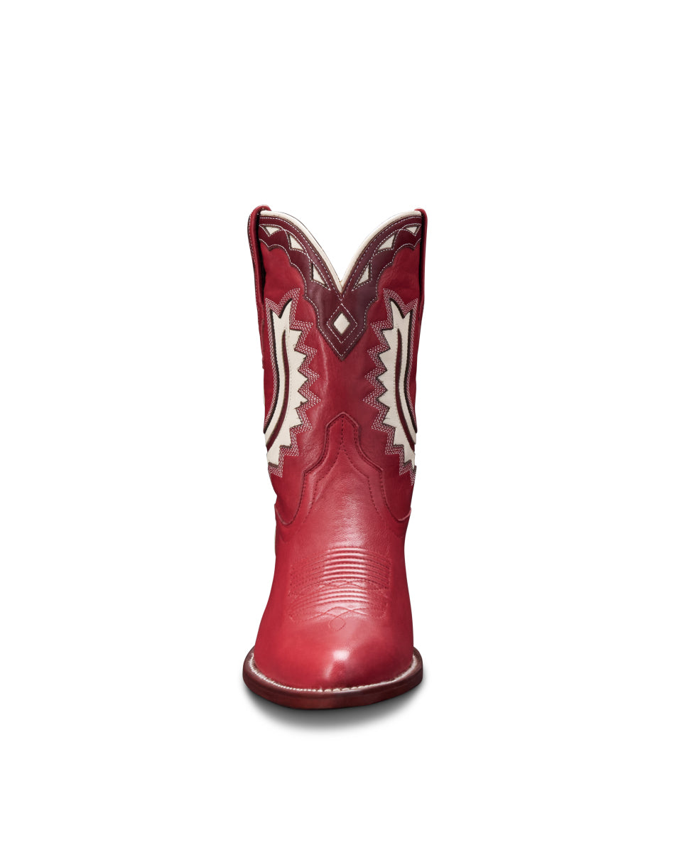 Tecovas Crimson Jolene Women's Cowhide Western Cowgirl Boots JOLENE-CRIMSON