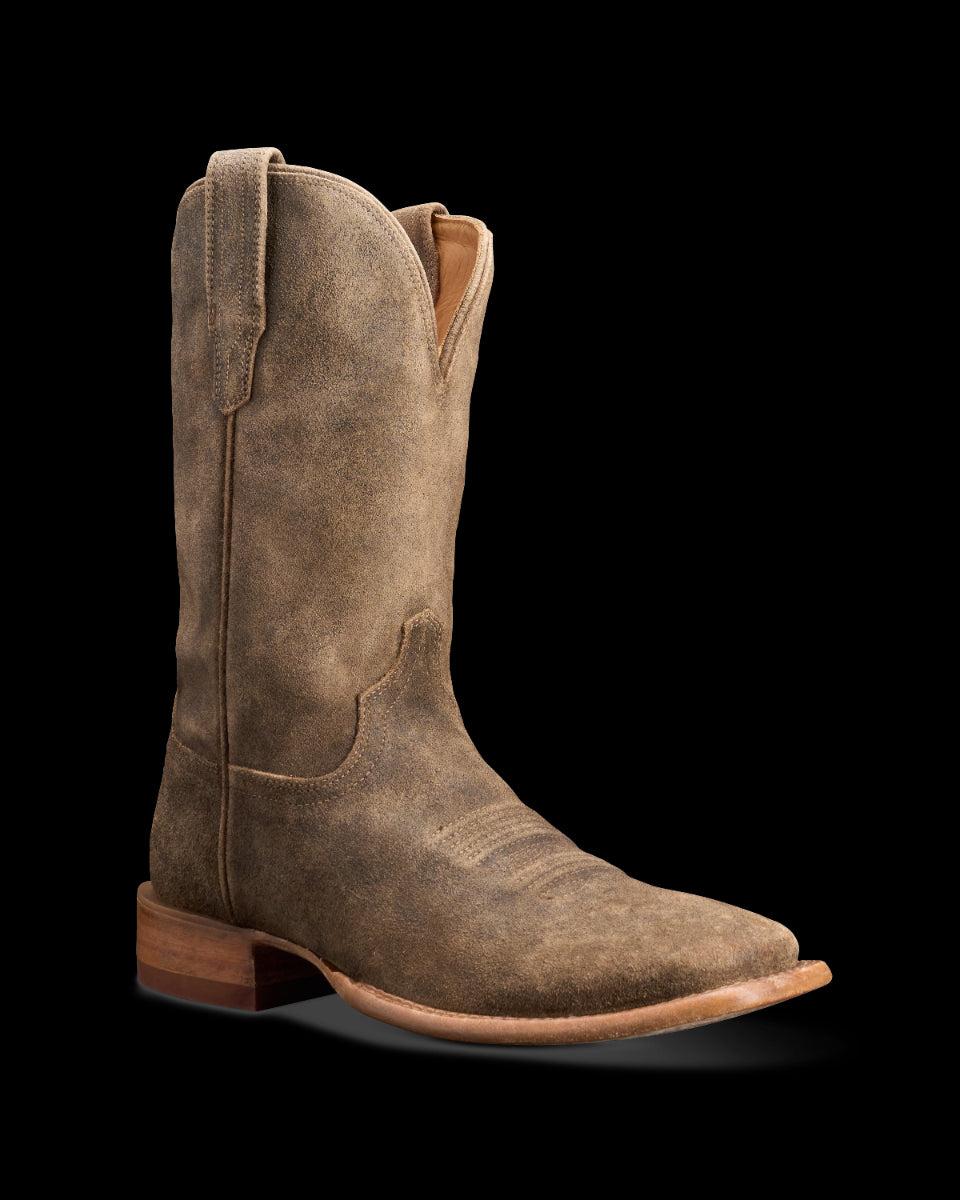 Tecovas Gravel The Doc Men's Suede Cowboy Boots THE DOC GRAVEL