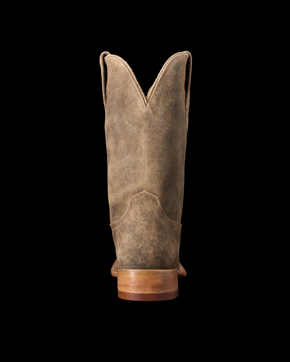 Tecovas Gravel The Doc Men's Suede Cowboy Boots THE DOC GRAVEL