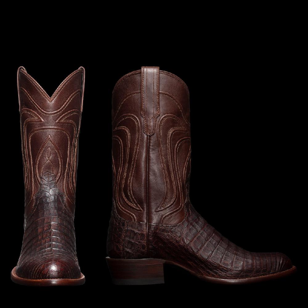 Tecovas Mahogany The Dillon Mens Round Toe Western Boots