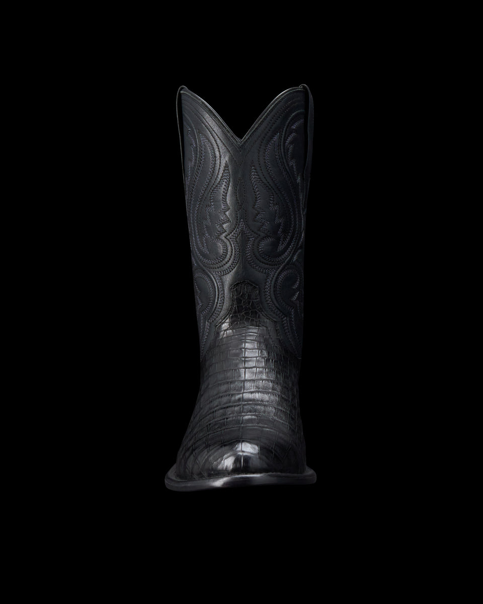 Tecovas Midnight The Dillon Men's Caiman Cowboy Boots DILLON MID CAIM