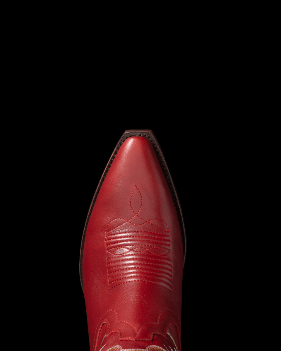 Tecovas Scarlet The Annie Women's Cowhide Western Boots ANNIE SCARLET