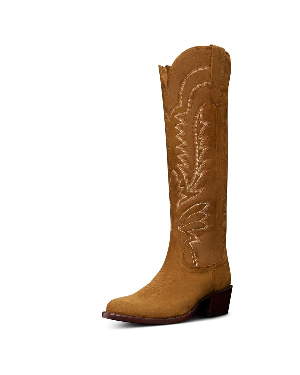 Tecovas Sienna The Abby Women's 17 Inch Cowgirl Boots ABBY-SIENASUEDE