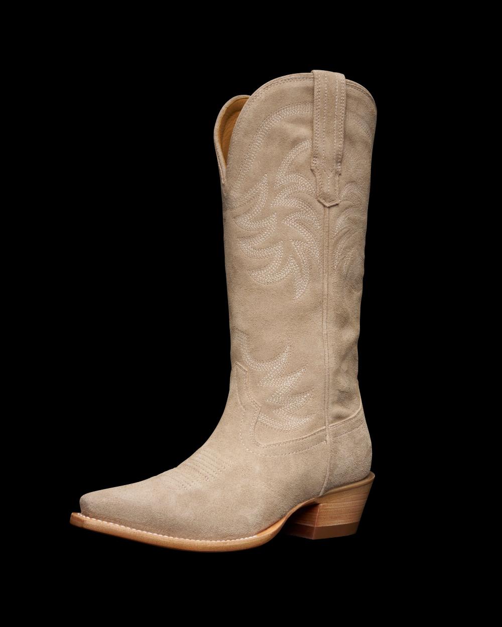 Tecovas The Annie Fawn Suede Women's Western Boots 20007