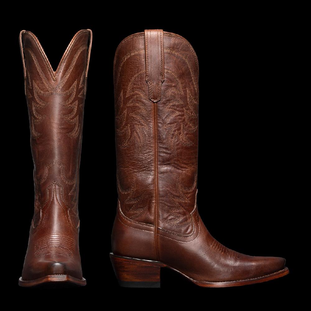 Tecovas The Annie Sequoia 14 Inch Snip Toe Women's Cowgirl Boots ANNIE SEQUOIA