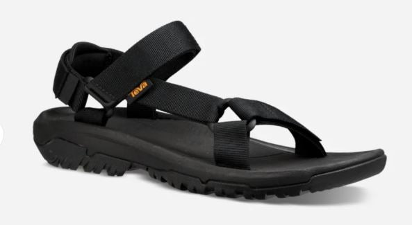 Teva Black Hurrican XLT2 Mens Hiking Sandals 1019234-BLK