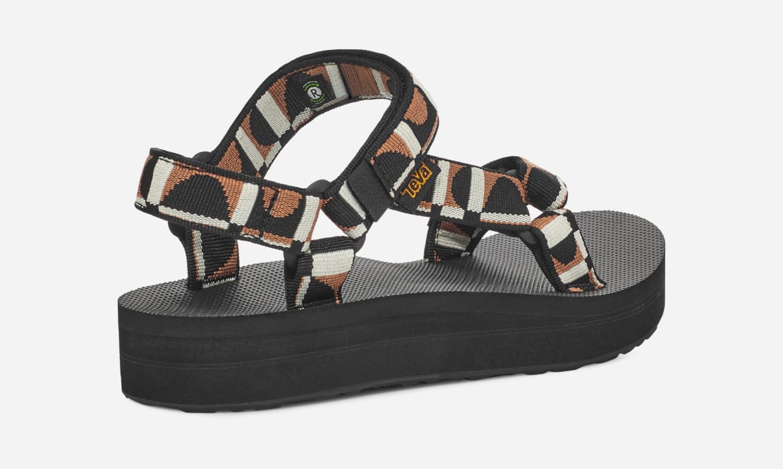 Teva Midform Uniiversal Bounce Black Lion Womens Sandals 1090969-BBKL