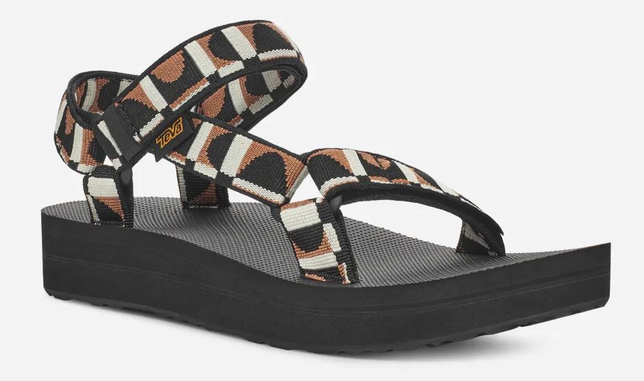 Teva Midform Uniiversal Bounce Black Lion Womens Sandals 1090969-BBKL