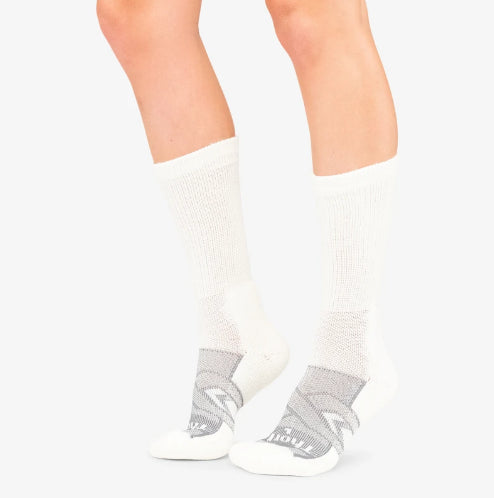Thorlos White 12 Hour Shift Work Maximum Cushion Crew Sock WCXU-13-WHT