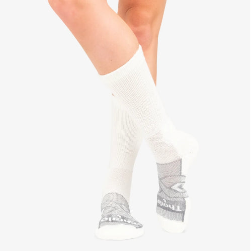 Thorlos White 12 Hour Shift Work Maximum Cushion Crew Sock WCXU-13-WHT