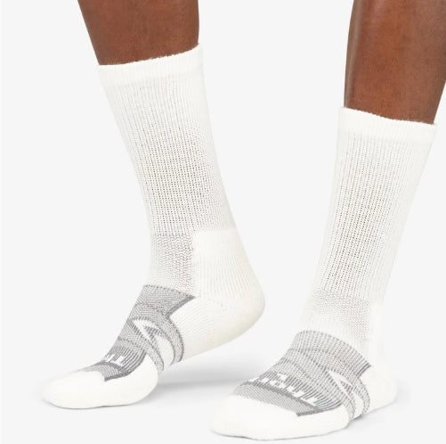 Thorlos White 12 Hour Shift Work Maximum Cushion Crew Sock WCXU-13-WHT