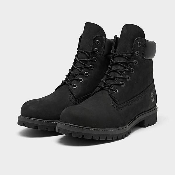 Timberland Black Nubuck Premium 6 Inch Waterproof Mens Boots 10073