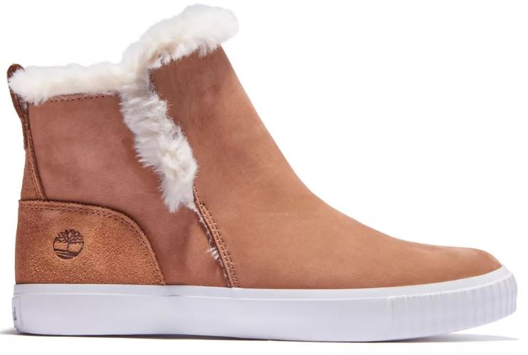 Timberland Medium Brown Nubuck Skyla Bay Womens Pull On Boots TB0A2KWNCK7