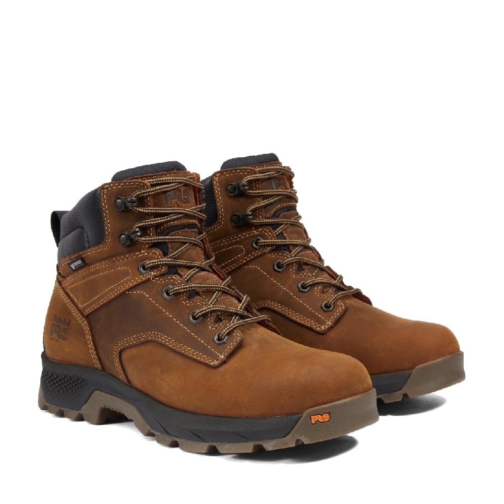 Timberland Pro Brown Earth Bandit 6 Inch Titan EV WP Men's Soft Toe Workboots TB1A5M2T2141