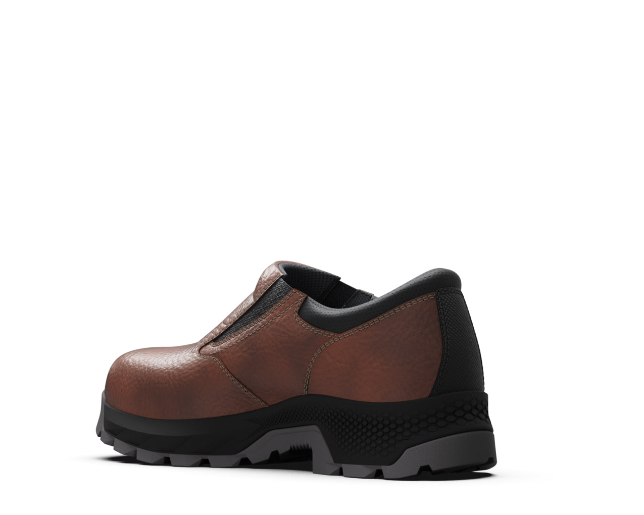 Timberland PRO Brown Titan EV Slip On CT Composite Safety Toe Men's Work Shoes A5YC3