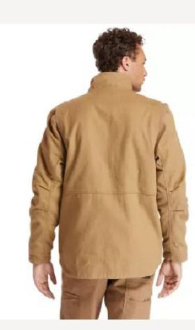 Timberland Pro Dark Wheat Gritman Lined Hooded Canvas Mens Jacket TB0A1VB7D02