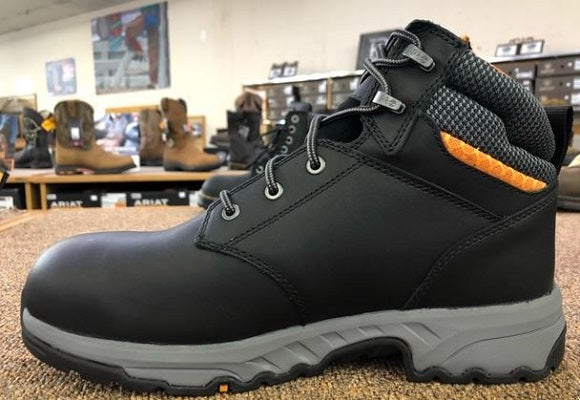 Timberland Pro Men's Black 6 Inch Steel Toe Lace-Up Work Boot A25Q5