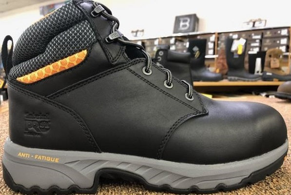 Timberland Pro Men's Black 6 Inch Steel Toe Lace-Up Work Boot A25Q5