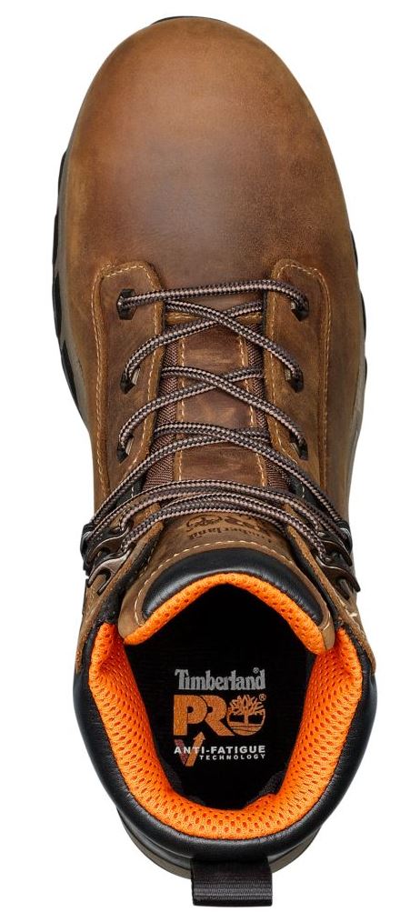 Timberland Pro Tan Full-Grain Hypercharge 6 Inch Composite Toe Mens Work Boots A1RVS