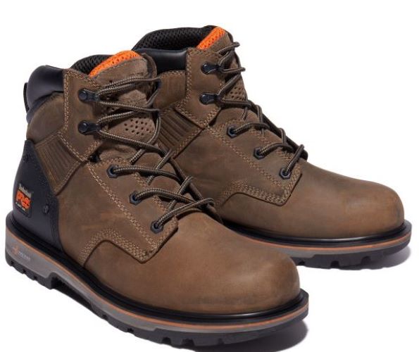 Timberland Pro Turkish Coffee Full Grain Ballast 6 Inch Soft Toe Mens Workboot A29JP