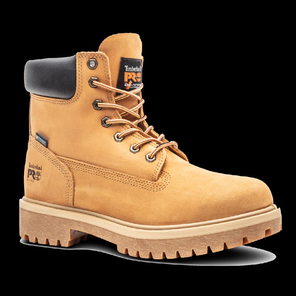 Timberland Pro Wheat 6 Inch Direct Attach WP Ins 200G Men's Soft Toe Work Boots TB1650307131