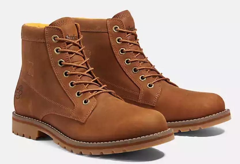 Timberland Rust Full-Grain Mens Redwood Falls Waterproof Boots TB0A44MYF13