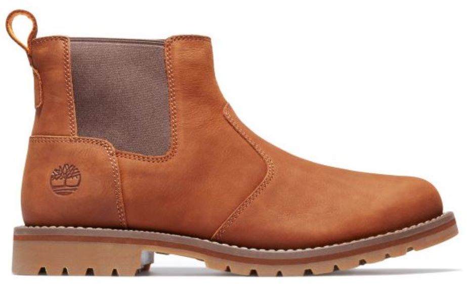 Timberland Rust Full Grain Redwood Falls Chelsea Mens Boots TB0A288FF13