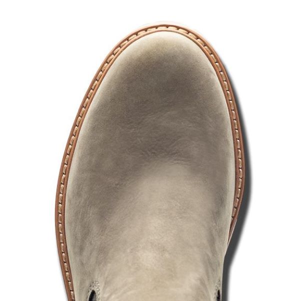 Timberland Taupe Gray Courmayeur Valley Chelsea Boots TB0A1RRK929