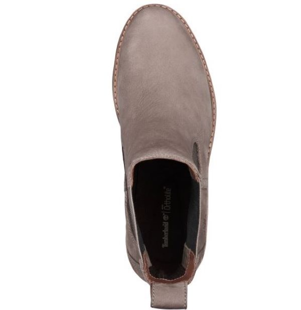 Timberland Taupe Gray Courmayeur Valley Chelsea Boots TB0A1RRK929