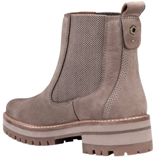 Timberland Taupe Gray Courmayeur Valley Chelsea Boots TB0A1RRK929