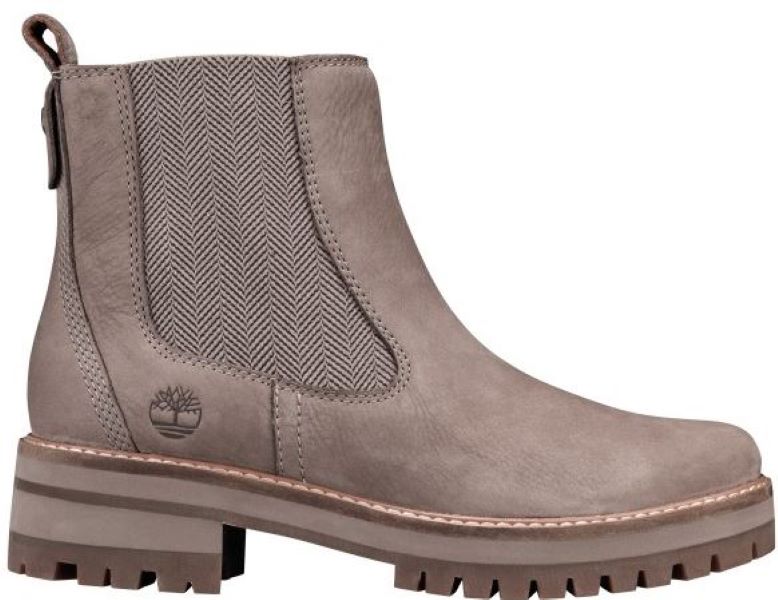 Timberland Taupe Gray Courmayeur Valley Chelsea Boots TB0A1RRK929