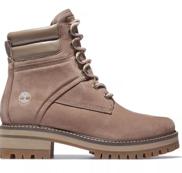 Timberland Taupe Nubuck Courmayeur Valley 6 inch Waterproof Womens Boots TB0A2HPR929