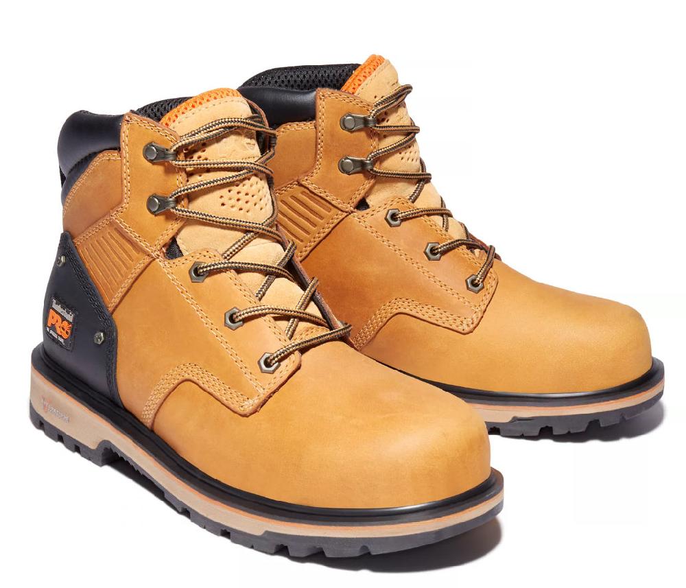 Timberland Wheat Full Grain Timberland Pro Ballast 6inch Steel Toe Work Boots A28X1