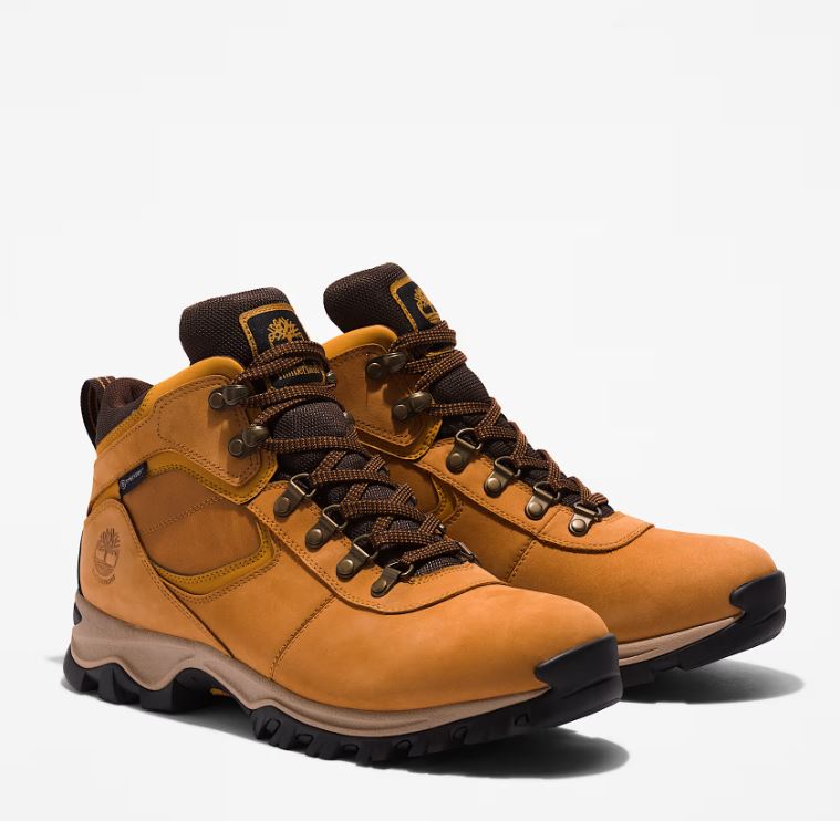 Timberland Wheat Nubuck Mt Maddsen Waterproof Mid Men's Hiking Boots TB1A64TV231