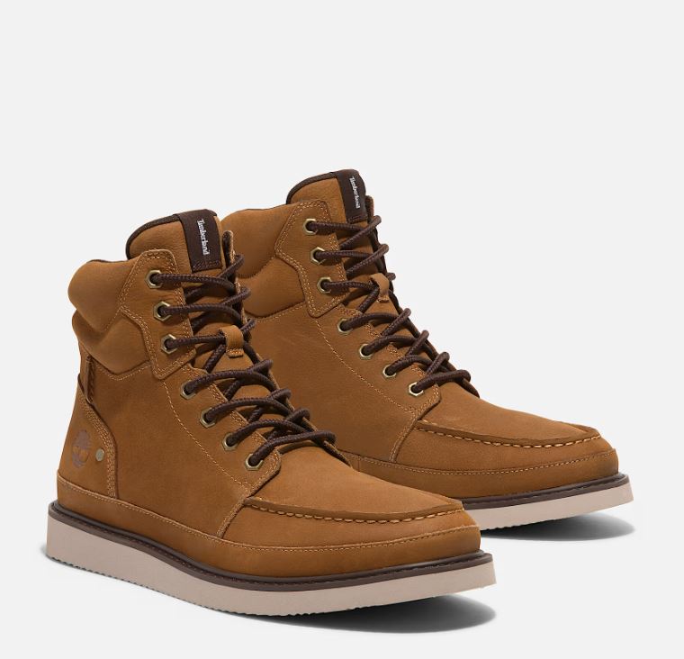 Timberland Wheat Nubuck Newmarket Mid Lace Up Men's Boots TB0A698F754