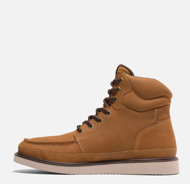 Timberland Wheat Nubuck Newmarket Mid Lace Up Men's Boots TB0A698F754